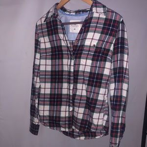H&M Flannel with Elbow Patches